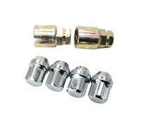 DCXXAN wheel studs Compatible with Buick 4Nuts+2keys M12x1.5 1.50 Wheel Locks Nut Lug Nuts