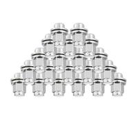 DCXXAN wheel studs Compatible with Jaguar for XFR 2010-2014 Wheel Lug Nuts Chrome Bulge Acorn Wheel Nut C2C35294 C2C35294010