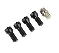DCXXAN wheel studs Compatible with MINI for R56 2006-2013 Car Alloy Wheel Locking Bolts Lug Bolts Locking Nuts Key Fits 36136776076