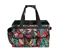 DCY BLUE Cleaning Caddy Organizer With Handle - Large Caddy Bag For House, Car, And Bathroom Cleaning Supplies, Housekeeping Handbag With Adjustable Shoulder Straps (Red)