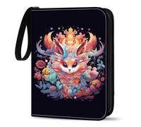 DCY BLUE Trading Card Binder, 9 Pockets, 50 Detachable Sleeves, Favorites Album for Football, Baseball, Mtg Games, Dutch Blitzkrieg