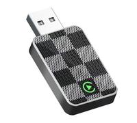 DCYBDL 2-in-1 Wireless Carplay Adapter for Ferrari Monza SP1 2019 2020 2021 2022 2023 2024, Converts Wired CarPlay to Wireless Plug & Play Fast Auto-Connect Carplay Voice Control,A Black Grey