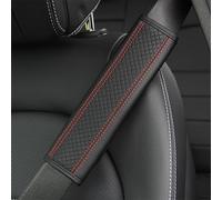 DCYBDL 2 Pcs Car Seat Belt Pads for Nissan Juke Nismo RS 2010-2014 2015 2016 2017 2018 2019-pr, Comfortable Soft Seatbelt Covers Car Seat Belt Cover for Shoulder Protection Interior Accessories