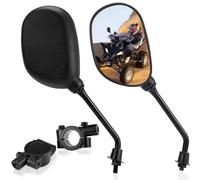 DCYBDL Motorbike Mirrors for Polaris Outlaw 525 2010-2011, 360° Adjustable Wide Angle Rear View Mirror 22mm Handlebar Mount Side Wing Mirrors for ATV