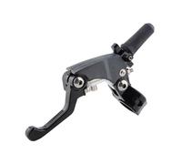DCYBDL Motorcycle Clutch Lever for Rieju MR Six Days Argentina 2024, Aluminum Anti-Fall Shockproof Foldable Handlebar Clutch Lever Short Handle Design,A Black
