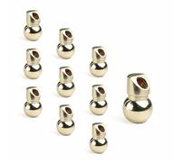 DCYCBTH 10 PCS M6 12MM Brass Ball Coolant Nozzles Screw Lock for Cnc Lathes, Milling Machines, Machine Tools, Stone Bending Machines And Jewelry Carving Machines Brass Ball Coolant Nozzles