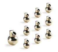 DCYCBTH 10 PCS M6 14MM Brass Ball Coolant Nozzles Screw Lock for CNC Lathes, Milling Machines, Machine Tools, Stone Bending Machines and Jewelry Carving Machines Brass Ball Coolant Nozzles