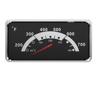 DcYourHome 3.6" Grill Temperature Gauge for Nexgrill 720-0882A 720-0898 720-0830A, Kenmore 148.23683310 119.16144210 148.23683310 146.23673310 Grill Parts, KitchenAid 720-0830A Grill Lid Thermometer