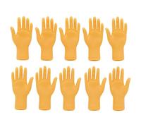 DCYQAIN 10 Pcs Tiny Hands Finger Puppets, Mini Plastic Finger Hands for Pranks, Video Shooting Props & Human-Pet Interaction