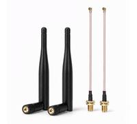 DCYQAIN 2 Pack 868MHz LoRa Antenna, 3dBi Omni-Directional SMA Male LoRaWAN Antennas with 15cm IPEX Extension Cables for Meshtastic, ESP32 LoRa OLED Boards & IoT Devices