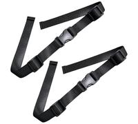 DCYQAIN 2 Pack Adjustable Backpack Chest Straps, Quick Release Sternum Straps with Slide D-Ring, Universal Load Stabilizing Belt for Hiking, Running, Cycling & Daily Commute