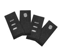 DCYQAIN 4 Pack Hook Waistband Extenders, Adjustable No Sewing Pants Waist Extender for Men Women, 1-2 Inch Waist Expander for Jeans, Skirts, Trousers & Daily Wear
