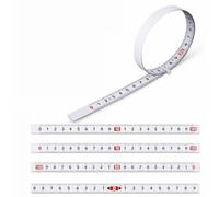 DCYQAIN 4 Rolls Carbon Steel Self Adhesive Measuring Tape, 2x1m Left-Right, 1x1m Right-Left, 1x2m Centre Zero Sticky Scale Ruler for Workbench Woodworking T Track Saw Table