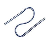 DCYQAIN 60cm/24 Inch Flexible Curve Ruler, Double Sided Metric & Inch Scale Bendy Ruler, Shape Holding Design for Sewing Drafting Engineering Woodworking Drawing