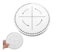 DCYQAIN 64 Slot Thickened Kumihimo Braiding Disk, 15cm Round EVA Foam Braiding Board for Bracelet Making, DIY Jewelry Crafting & Handmade Weaving Projects