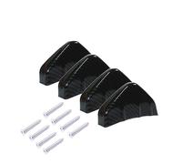 DCZBYCJ 4Pcs Car Rear Bumper Spoiler for Audi RS7 2021-2025, Rear Bumper Lip Diffuser Splitter Spoiler Shark Fins Car Accessories,carbon fiber
