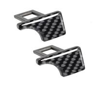 DCZBYCJ Car Seat Belt Clips Slot Plugs for Jaguar F-PACE（X761 2021-2025, 2PCS Pet Leash Seat Buckle Metal Seat Belt Clip Belt Buckle Adapter Accessories,A-Black