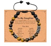 Dczosily Daughter Gifts,I Love You Morse Code Bracelets for Women,Birthday Gift for Women,Confirmation Baptism Easter Gifts,Mother Daughter Bracelets, Unique Gift on Birthday Christmas Stocking