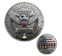 DD-214 Veteran Pride Challenge Coin, Military Alumni Honor Commemorative Coin, Collectible Tribute Gift for All Branches of Service Veterans (1pc)