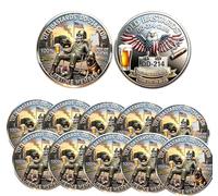 DD-214 Veterans Freedom Club Challenge Coin (10PCS) | Old Bastard Collectible. Military Retirement Keepsake, Lifetime Member Coin, Gift for Veterans, Soldiers