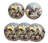 DD-214 Veterans Freedom Club Challenge Coin (3PCS) | Old Bastard Collectible. Military Retirement Keepsake, Lifetime Member Coin, Gift for Veterans, Soldiers