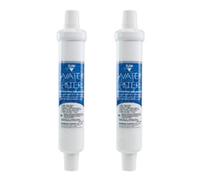 Water Filter DD-7098 - External Water Filter for American Style Fridge-Freezers, refrigerators compatible with Siemens 00750558, Bosch 00750558, Neff 00750558, Replacement of 00497818 (Set of 2)