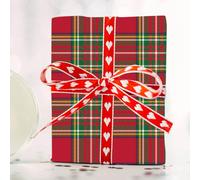 (Dd) Christmas Ornament Holiday Decorations Christmas Wrapping Paper Valentine's Day Birthday Wrapping Paper Plaid Box Wrapping Paper Holiday Decor Ornamen