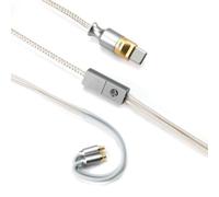 DD ddHiFi M110C USB Interface Decoding Earphones Cable with MMCX and 2-Pin 0.78 Connector, Supports in-Line Controls and Mic (MMCX Connectors)