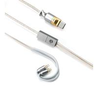 DD ddHiFi M110C USB Interface Decoding Earphones Cable with MMCX and 2-Pin 0.78 Connector, Supports in-Line Controls and Mic (0.78 2Pin Connectors)