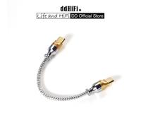 DD ddHiFi TC07S Nyx Series Silver TypeC HiFi Audiophile USB OTG Cable with Litz Silver Plated over LCOFC Shielding (10cm/ 50cm)