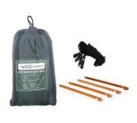 DD Hammocks - DD SuperLight Tarp - Fully Waterproof Tarp Shelter For Light Fast Backpacking Camping And Expedition Sports