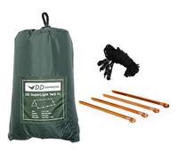 DD Hammocks - DD SuperLight Tarp XL - Waterproof And Lightweight Extra Large Tarpaulin For Group Shelter Bushcraft Camping