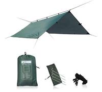 DD Hammocks - DD Tarp 3x3 - Olive Green - Lightweight, 100% Waterproof Tough