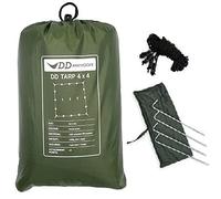 DD Hammocks - DD Tarp 4x4 - Large Waterproof Group Shelter for Tarp Camping And Team Expeditions