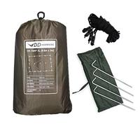 DD Hammocks - DD Tarp XL - Extra Large 4.5m x 3m Weatherproof Camping Tarp For Hiking And Bushcraft Hammock Adventure