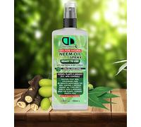 DD Organic Neem Oil A Natural Garden Bug Spray for Plants & Horses.- Insect Repellent & Bug Repellent for House, Skin Care, Hair Growht (100ML SPARY)