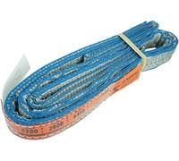 DD Sling (USA Made). 1" x 6', Flo Guard 2 Ply, Polyester Lifting Slings, Eye & Eye, Heavy Duty, 3,200 lbs Vertical, 2,600 Choker, 6,400 Basket Load Capacity (1" x 6')