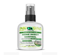 DD Teck 100% Natural Home Insect Control Repellent Spray for Fleas, Gnats, Moth, Spider Roaches, Fruit Flies, Preventative Barrier, Indoor and Outdoor Use (30ml Spray)