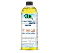 DD Teck 100% Natural Nerve Relief Oil for Feet, Hands & Legs - Pain Relief, Boosts Circulation, Muscle Relaxation & Reduced Anxiety and Stress, Soothing and Calming Effects (500ml Cap)