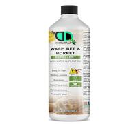 DD Teck 100% Natural Wasp, Bee & Hornet Repellent - Plant-Based Insect Deterrent - Non-Toxic, Safe, Easy to Use, Nest Prevention, Residual Action for Outdoor & Indoor Use (1000ml)
