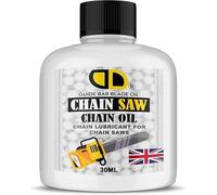 DD Teck 30ml | Chainsaw Chain & Bar Oil For All Makes & Models, Premium Lubricant, Anti Rust Chainsaw Chain Oil, Non Toxic Lubricating Bio Mineral Oil (30ml)