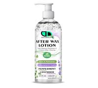 DD Teck After Wax Lotion - 100% Natural Peppermint & Lavender Blend For Redness Relief, Cooling & Refreshing Sensation, Antibacterial Healing, Comforting Post Wax Skin Care (250ml Pump)