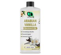 DD Teck Arabian Vanilla Fragrance Oil 100ml - Luxury Scent for Aromatherapy Diffusers, Candle Making, Soap & Wax Melts - Long Lasting, Highly Concentrated, Vegan Friendly UK Made