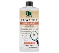 DD Teck Flea & Tick for Home, Dogs & Cats - Lick-Safe, Fast-Acting Flea Treatment with Essential Oils - Controls Fleas, Ticks, Lice & Mites - Safe for Pets, Humans & Indoor Household Use (100ml Cap)