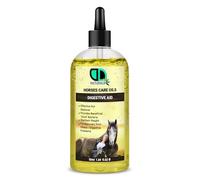 DD Teck Horse Digestive Aid Care Oil - Complete Equine Gut Wellness Formula with Beneficial Bacteria Support, Digestive Comfort, Healthy Weight Balance & Daily Horse Care Routine(50ml Clear Dropper)