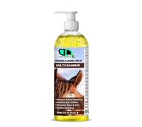 DD teck Horse Ear Cleaning Care Oil | Reduce Head Shaking & Ear Odour, Preventing Infections& Maintaining Hearing Health, Identifying Issues & Improving Communication (500ml Pump)