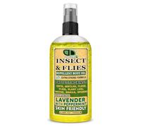 DD Teck Insect & Flies Repellent Body Oil with Lavender & Peppermint Essential Oils - Skin Friendly Natural Protection Against Flies, Ants, Fleas, Beetles, Mosquitoes & Spiders (100ml Spray)