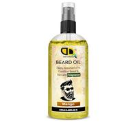 DD Teck Mango Beard Essential Oil - Ultimate Hydration & Growth Booster for Men - Softens, Strengthens & Tames Beard Hair - Tropical Mango Scent - All-Natural Conditioning Formula (100ml Spray)