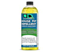 DD Teck Natural House Fly Insect Repellent & Drain Fly Eliminator | Essential Oil Formula | Eliminates Gnats, Fruit Flies & Sewer Flies | Eco-Friendly, Safe for Homes (1000ml Cap)