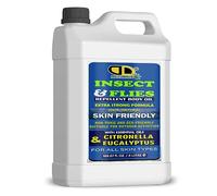 DD Teck Natural Insect & Mosquito Repellent Body Oil - 100% Plant-Based Formula with Citronella & Eucalyptus, Non-Toxic, Lightweight Protection for Camping & Outdoor Activities (5 Litre)